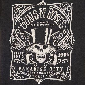 Bravado Guns N' Roses charcoal gray t-shirt